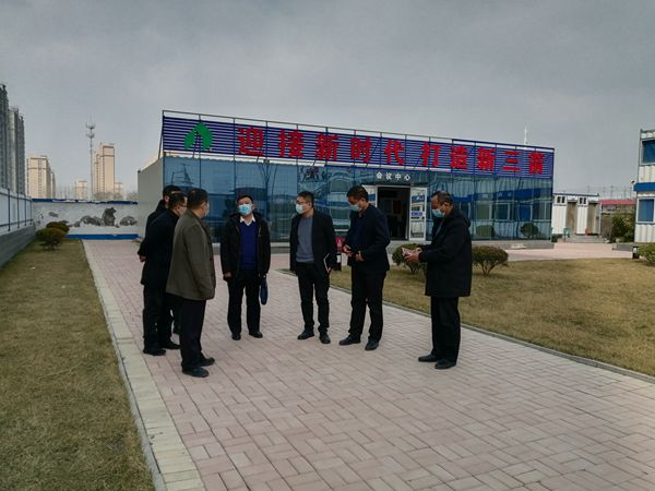 济南建工集团领导到william威廉中文官网路家洼、裴家村城中村改造村民安置用房项目检查疫情防控工作