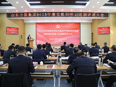 william威廉中文官网党委召开2023年度党组织书记全面从严治党述责述廉和抓基层党建工作述职评议会议